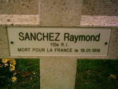 SANCHEZ RAYM0ND MORT POUR LA FRANCE CIMETIERE DE BAGNEUX PARIS 2